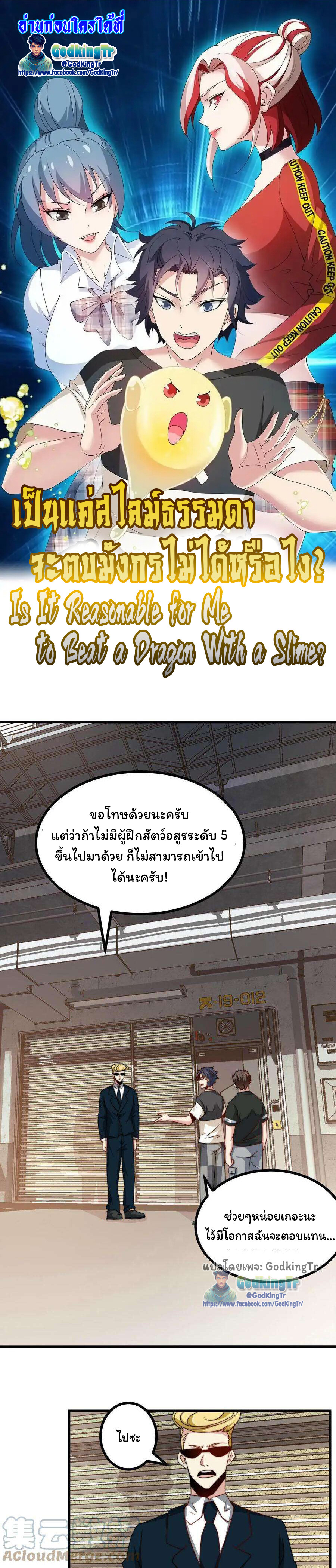 อ่านมังงะ Is It Reasonable for Me to Beat a Dragon With a Slime ตอนที่ 5/0.jpg